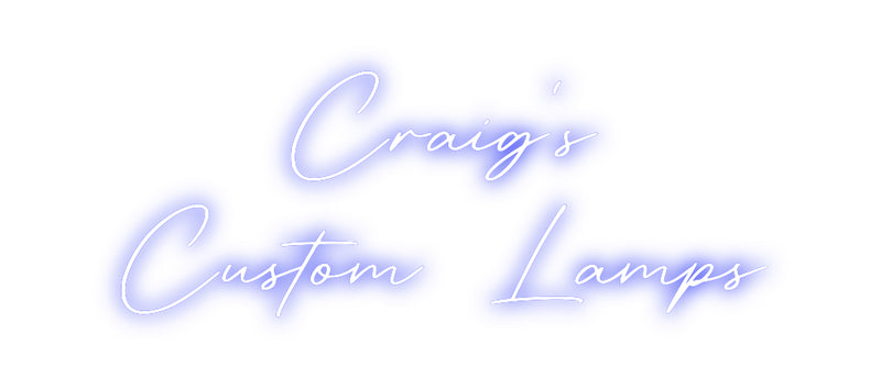 Custom Neon: Craig's
Cust...