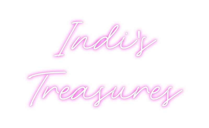 Custom Neon: Indi's
Treas...