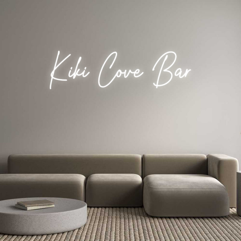 Custom Neon: Kiki Cove Bar