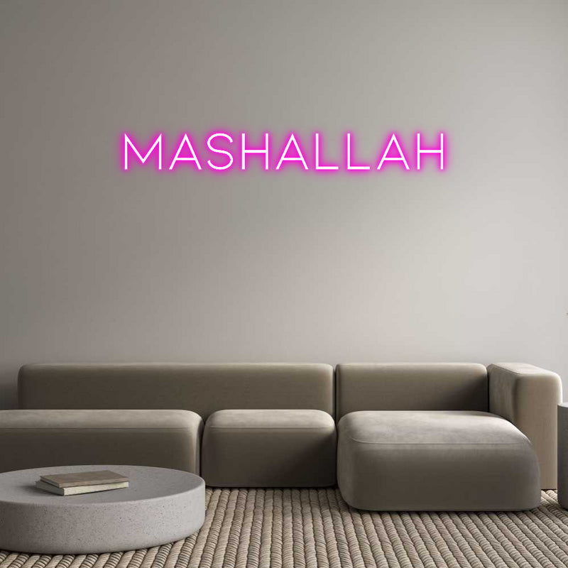 Custom Neon: Mashallah