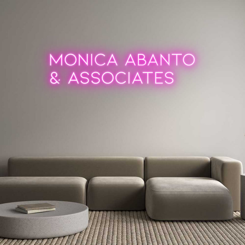 Custom Neon: MONICA ABANTO...