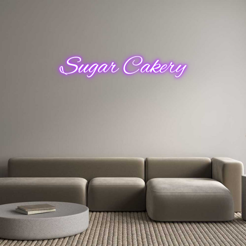 Custom Neon: Sugar Cakery