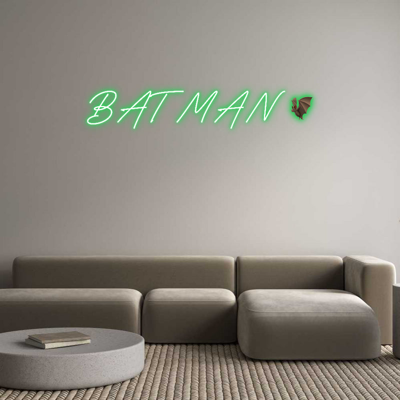 Custom Neon: BAT MAN 🦇