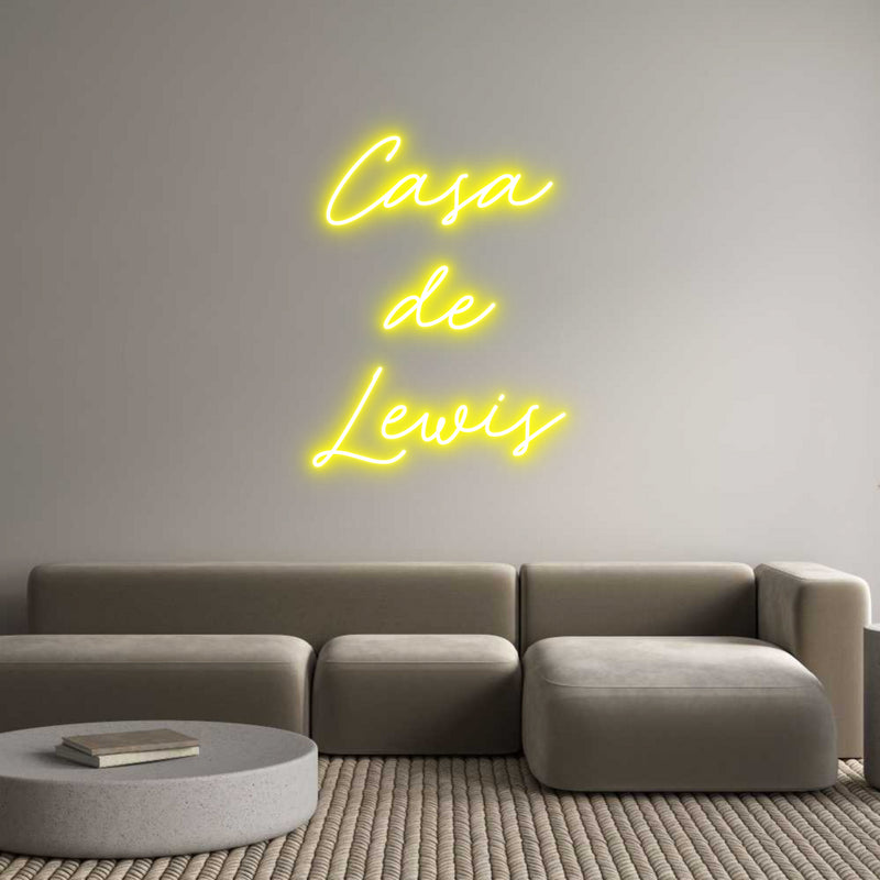 Custom Neon: Casa 
de
Le...