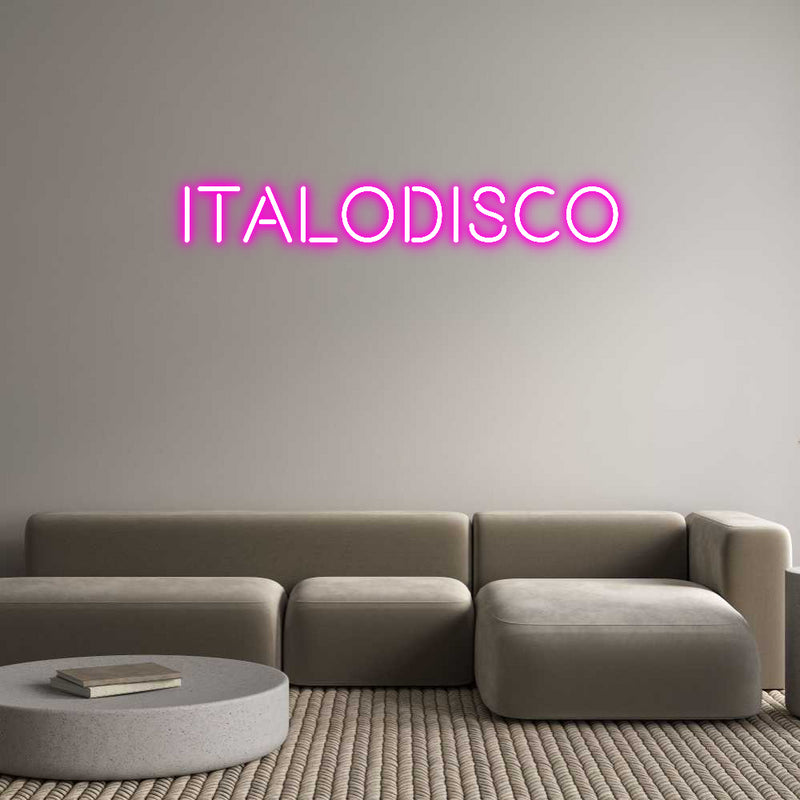 Custom Neon: ITALODISCO