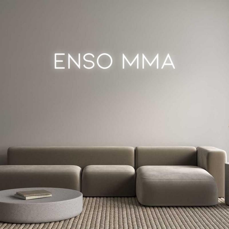 Custom Neon: Enso MMA