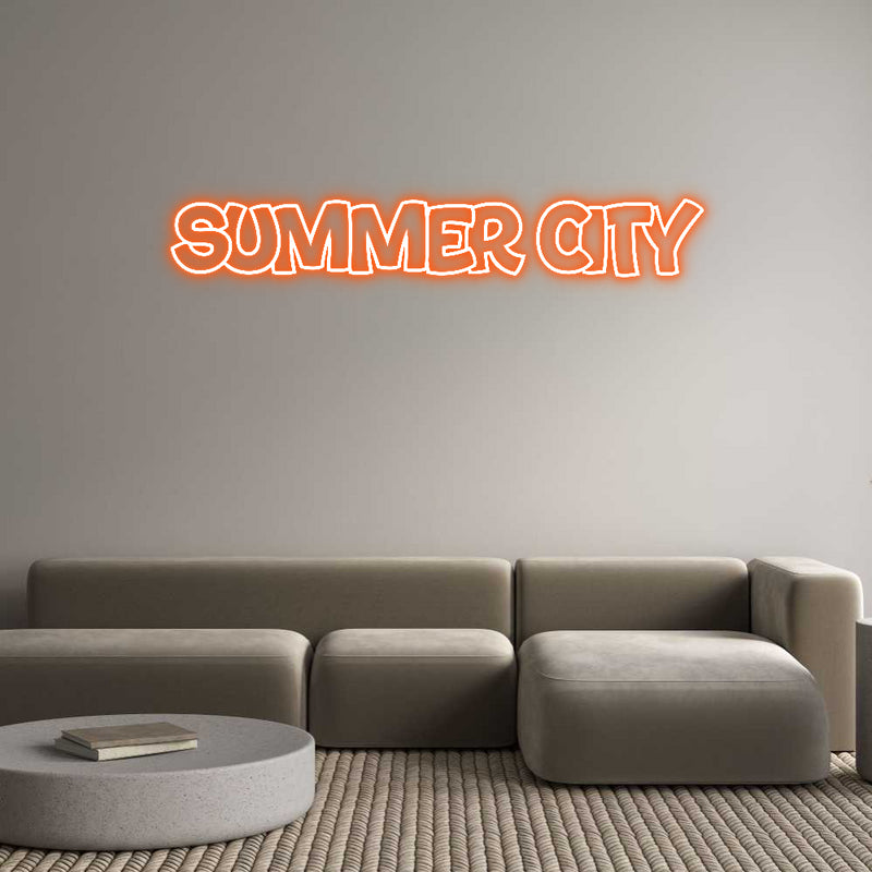 Custom Neon: Summer City