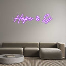 Custom Neon: Hope & Ej