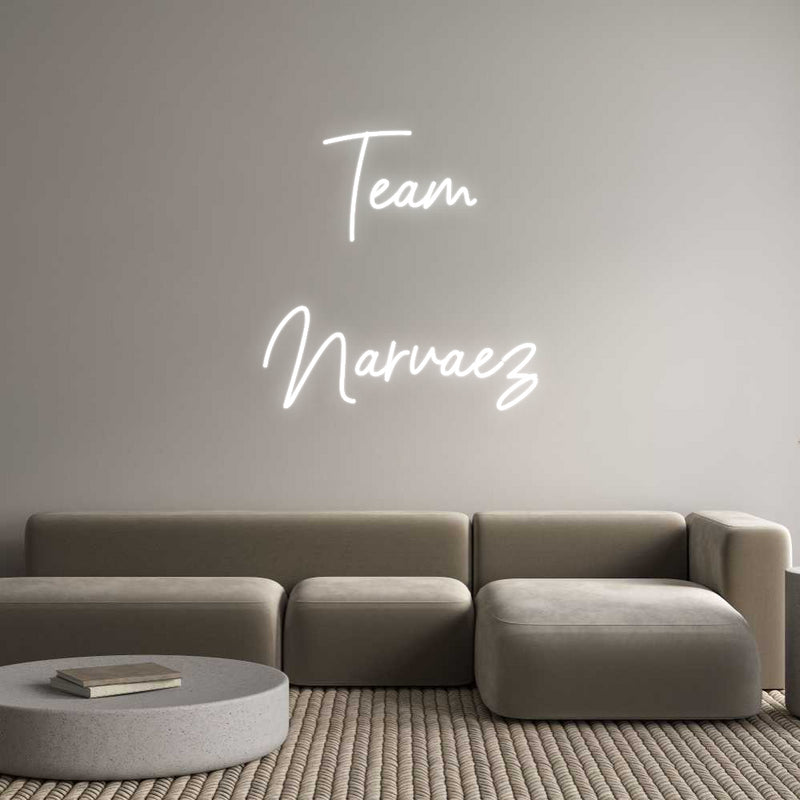 Custom Neon: Team
Narvaez