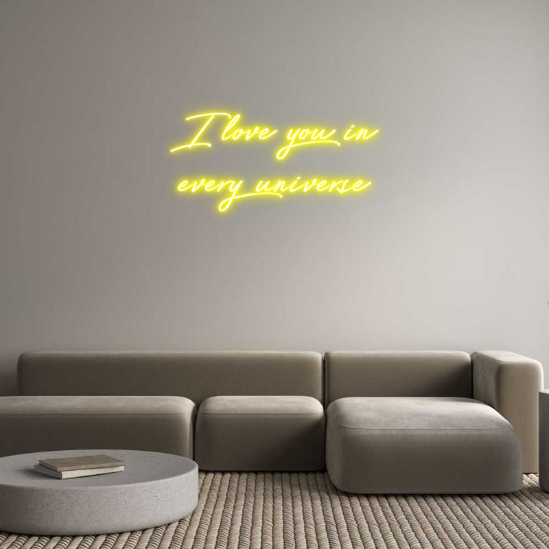 Custom Neon: I love you in...