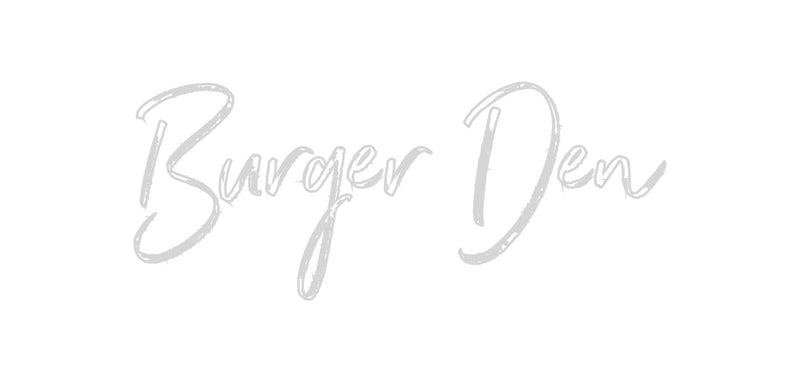 Custom Neon: Burger Den