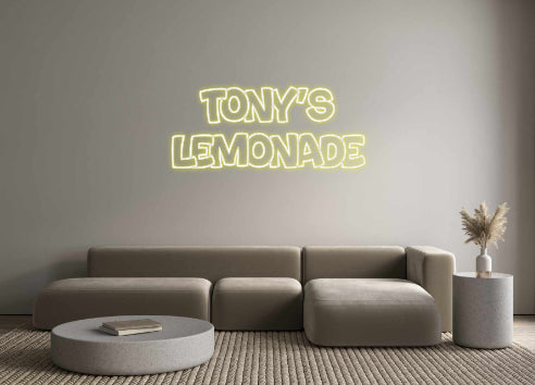 Custom Neon: TONY'S
 LEMO...