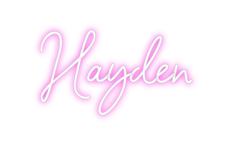 Custom Neon: Hayden