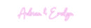 Custom Neon: Adrian & Evel...