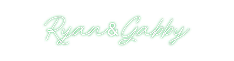 Custom Neon: Ryan&Gabby