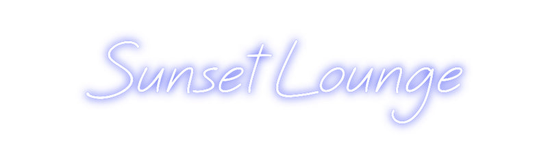 Custom Neon: Sunset Lounge