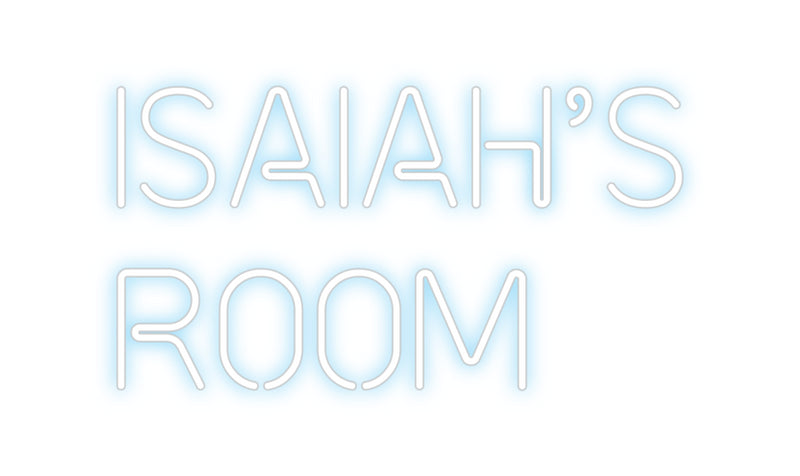 Custom Neon: Isaiah’s
Room