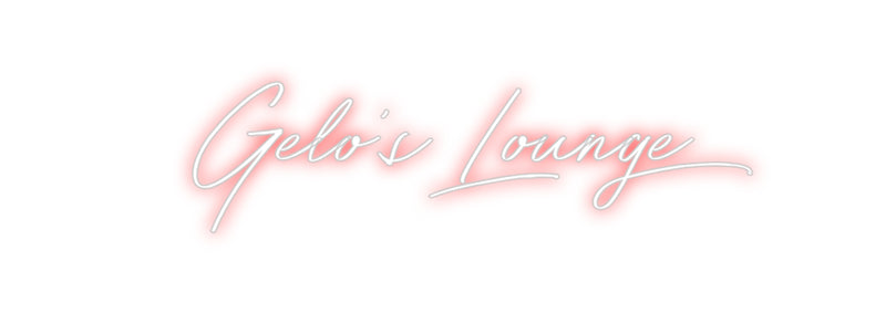 Custom Neon: Gelo's Lounge