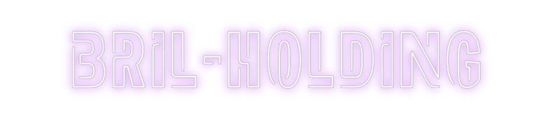 Custom Neon: Bril-Holding