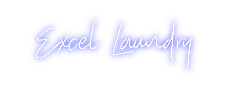 Custom Neon: Excel Laundry