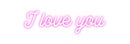 Custom Neon: I love you