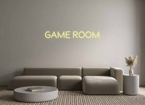 Custom Neon: Game room
