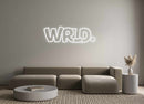 Custom Neon: wrld.