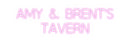 Custom Neon: AMY & BRENT'S...