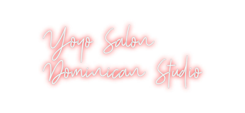 Custom Neon: Yoyo Salon 
...