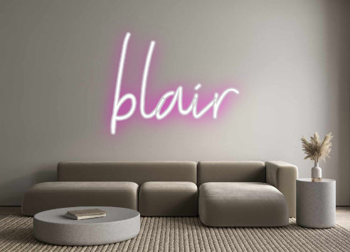 Custom Neon: blair