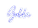 Custom Neon: Golda
