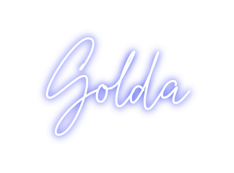 Custom Neon: Golda