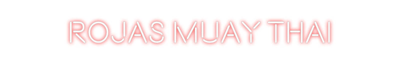 Custom Neon: Rojas Muay Th...