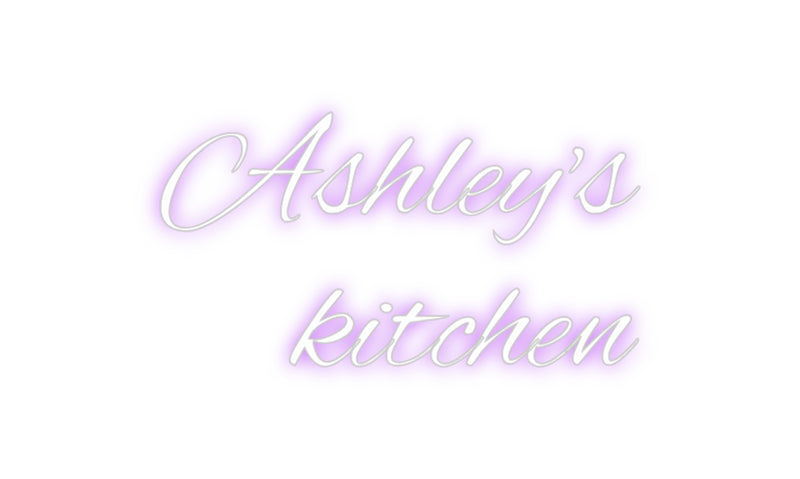 Custom Neon: Ashley's
kit...