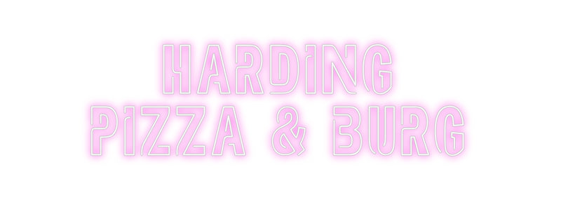 Custom Neon: Harding
Pizz...