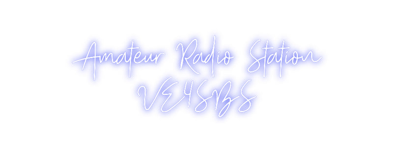 Custom Neon: Amateur Radio...