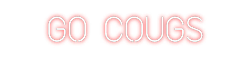 Custom Neon: GO COUGS