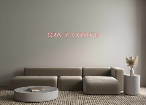 Custom Neon: CRA-Z-COMICS