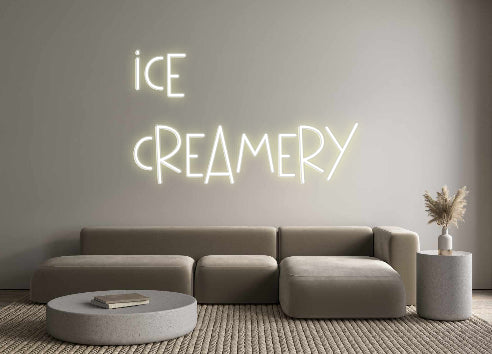 Custom Neon: Ice 
creamery