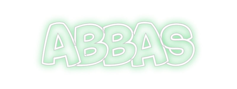 Custom Neon: ABBAS