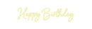 Custom Neon: Happy Birthday