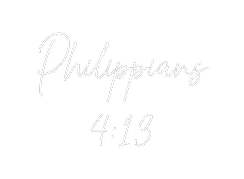 Custom Neon: Philippians
...