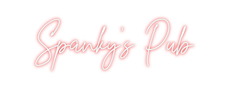 Custom Neon: Spanky's Pub