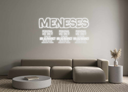 Custom Neon: MENESES 
   ...