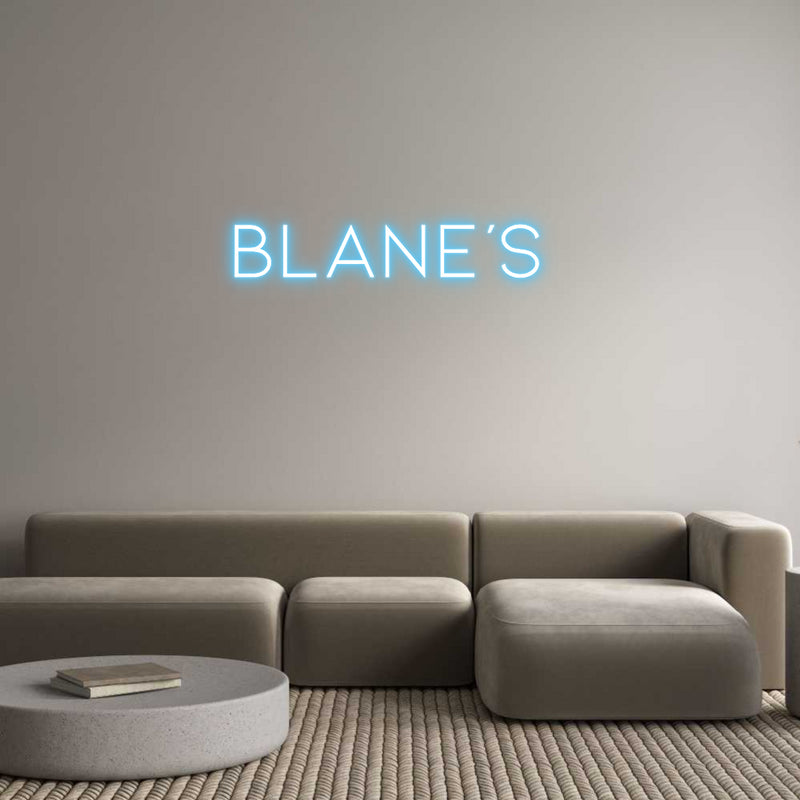 Custom Neon: BLANE'S