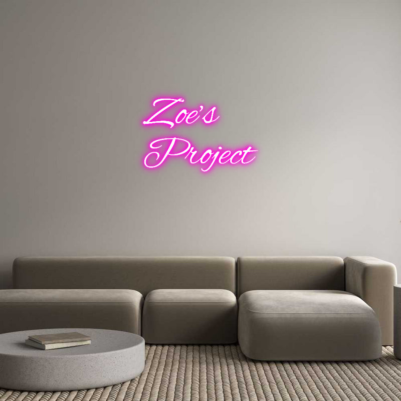 Custom Neon: Zoe’s
Project