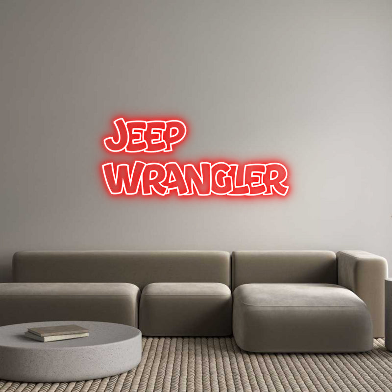 Custom Neon: Jeep
Wrangler