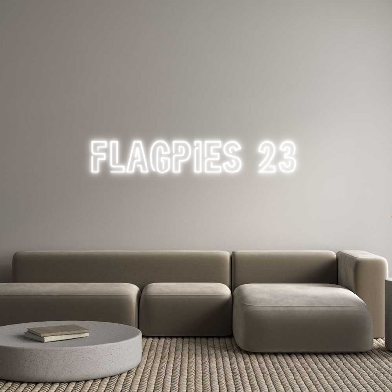 Custom Neon: Flagpies 23