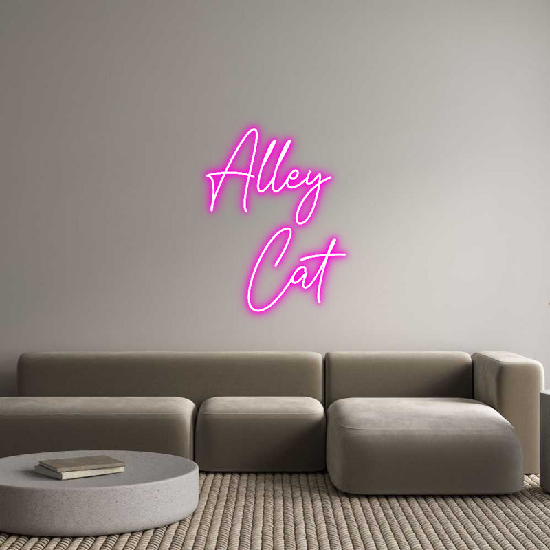 Custom Neon: Alley
  Cat