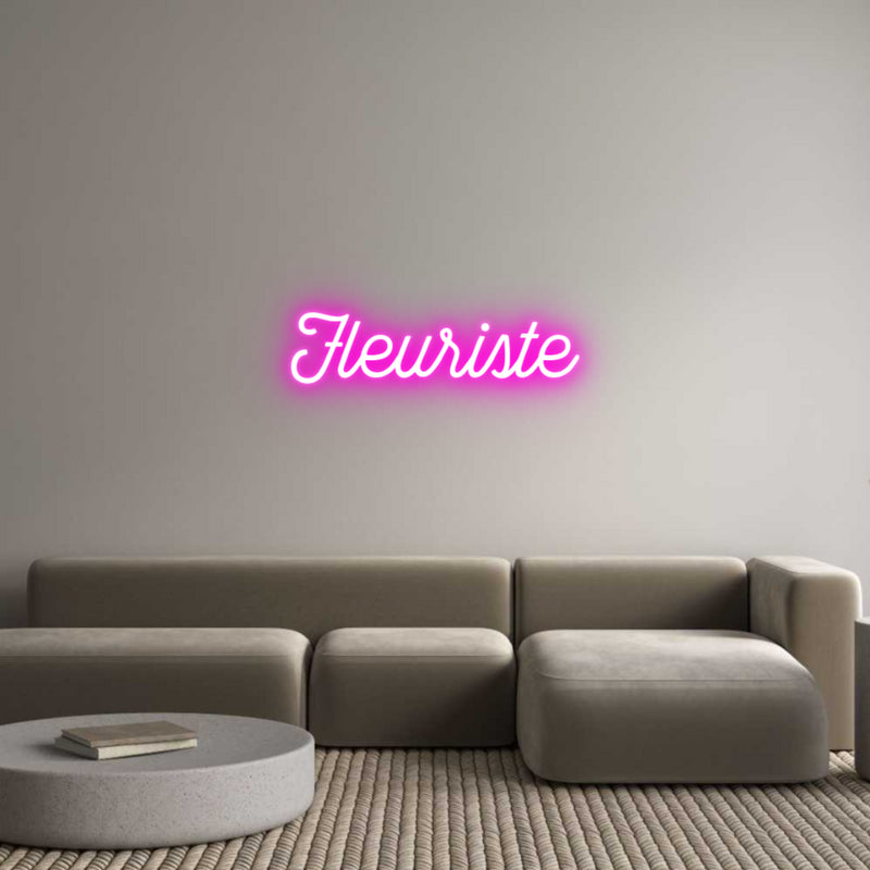 Custom Neon: Fleuriste